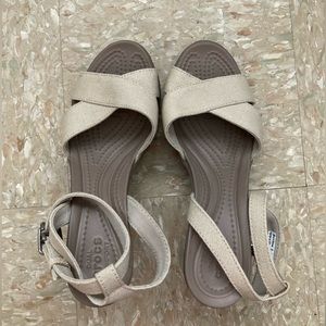 Crocs Dual Comfort Wedge Sandals